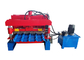 High Speed Metal Tile Roll Forming Machine 13 Stations 5.5Kw Discharge Directly