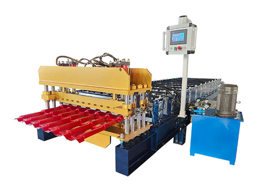 Electric Transmission Glazed Tile Forming Machine with Overseas Engineers Support