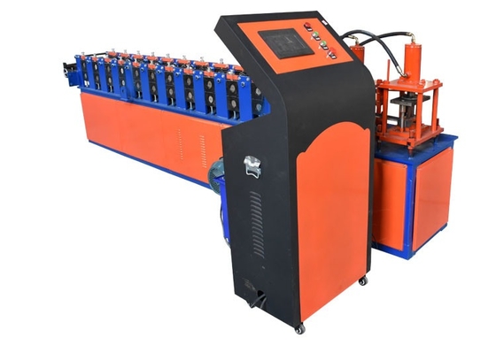 Galvanized Steel Light Steel Keel Roll Forming Machine With 7.5kw Main Power And Cr12mov Cutting Blade Material