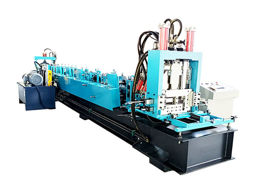 Efficient PLC Cz Purlin Roll Forming Machine English Operation Language