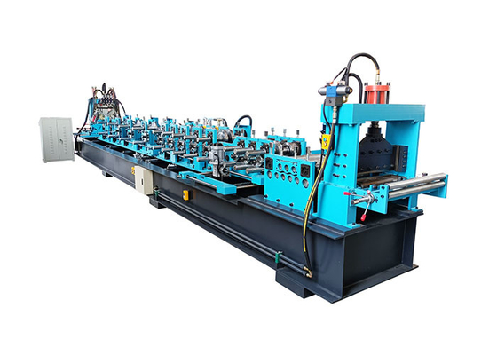 Efficient PLC Cz Purlin Roll Forming Machine English Operation Language