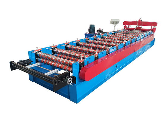 300H Steel Frame 5.5KW Motor Corrugated Sheet Roll Forming Machine with PLC Control System