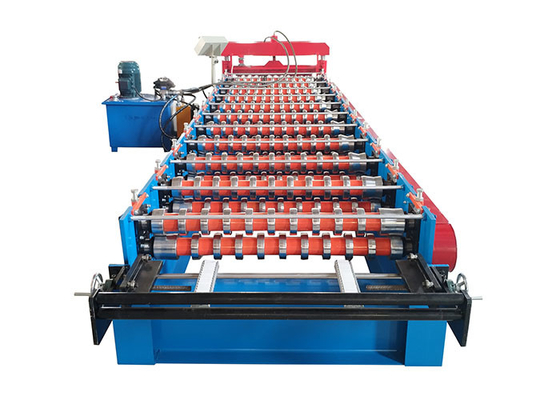 300H Steel Frame 5.5KW Motor Corrugated Sheet Roll Forming Machine with PLC Control System