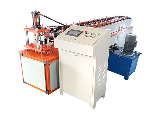 Smooth Shutter Door Roll Forming Production Line With Electronic Control System PLC Delta Touch Screen 5.6*1.2*1.5m