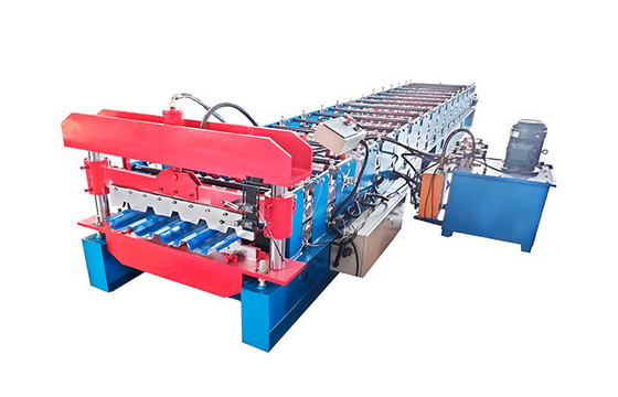 13-15 Stations Sheet Metal Roll Forming Machines PLC Control