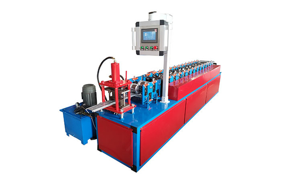 75mm / 85mm Shaft Roller Shutter Door Roll Forming Machine For Door Frame Manufacturing Process