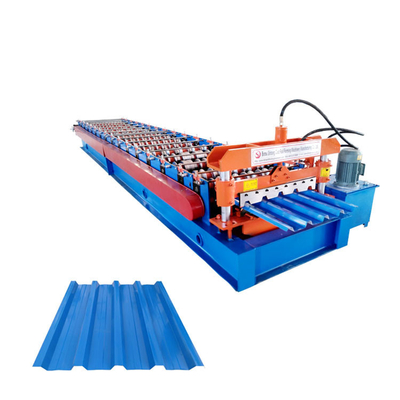 0.3-0.8mm Hydraulic Cutting Metal Roofing Sheet Roll Forming Machine for sale