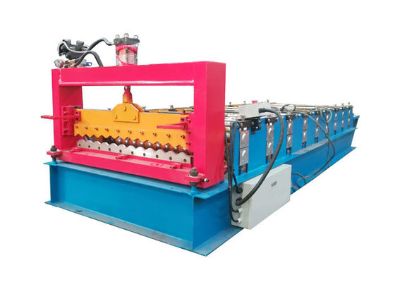PLC Control 3-5.5kw Hydraulic Drive corrugated roll former for sale
