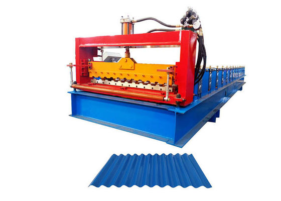 7.5m*1.5m*1.2m Steel Roof Wall Speed Corrugated Sheet Roll Forming Machine For Aluminum