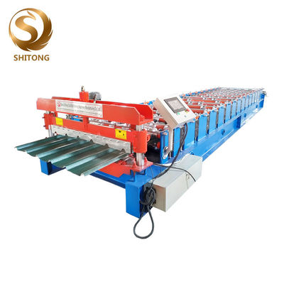 Colored Galvanized Steel Sheet Sheet Metal Roll Forming Machines With Servo Motor Drive Motor And IBR Machine With Curving