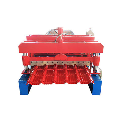 Fully Automatic Glazed Tile Hydraulic Cutting Roll Forming Machine With 5T Capacity