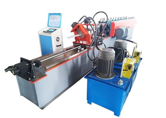 430-590mm Coil Diameter Light Steel Keel Roll Forming Machine With 50mm Shaft And 4 Kw Hydraulic Station Power